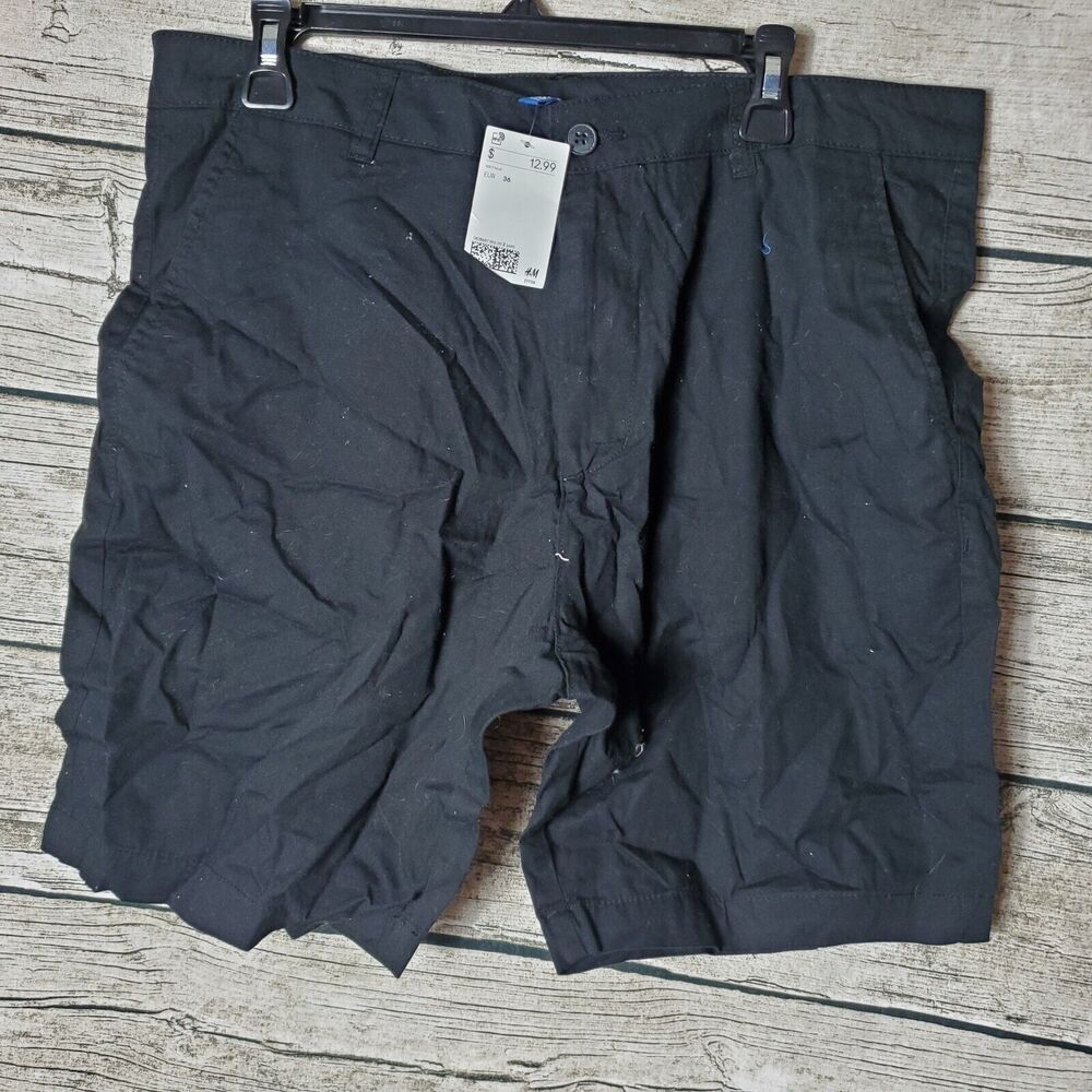 Divided H&M Black Shorts Size 36 NWT